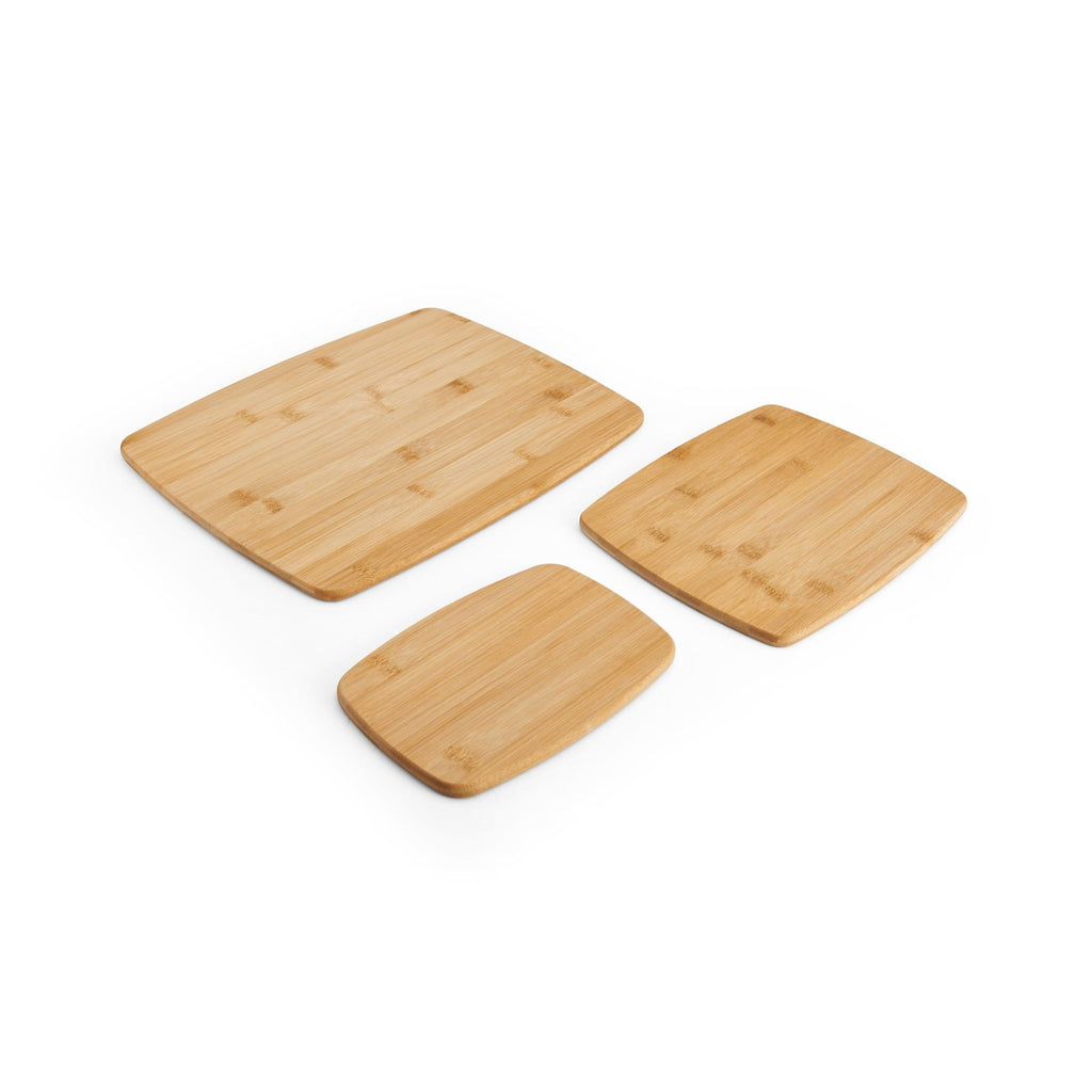 Farberware 3 Piece Kitchen Cutting Board Set Bamboo