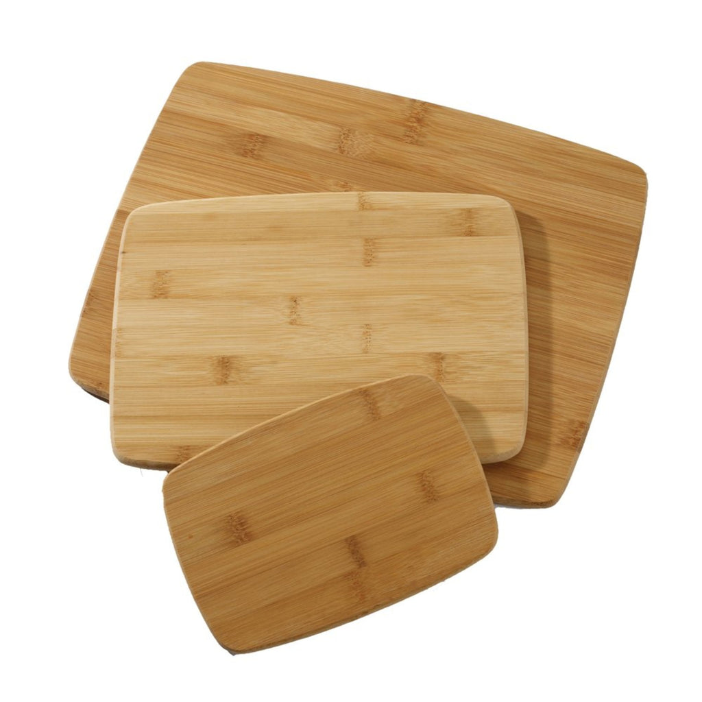 Farberware 3 Piece Kitchen Cutting Board Set Bamboo